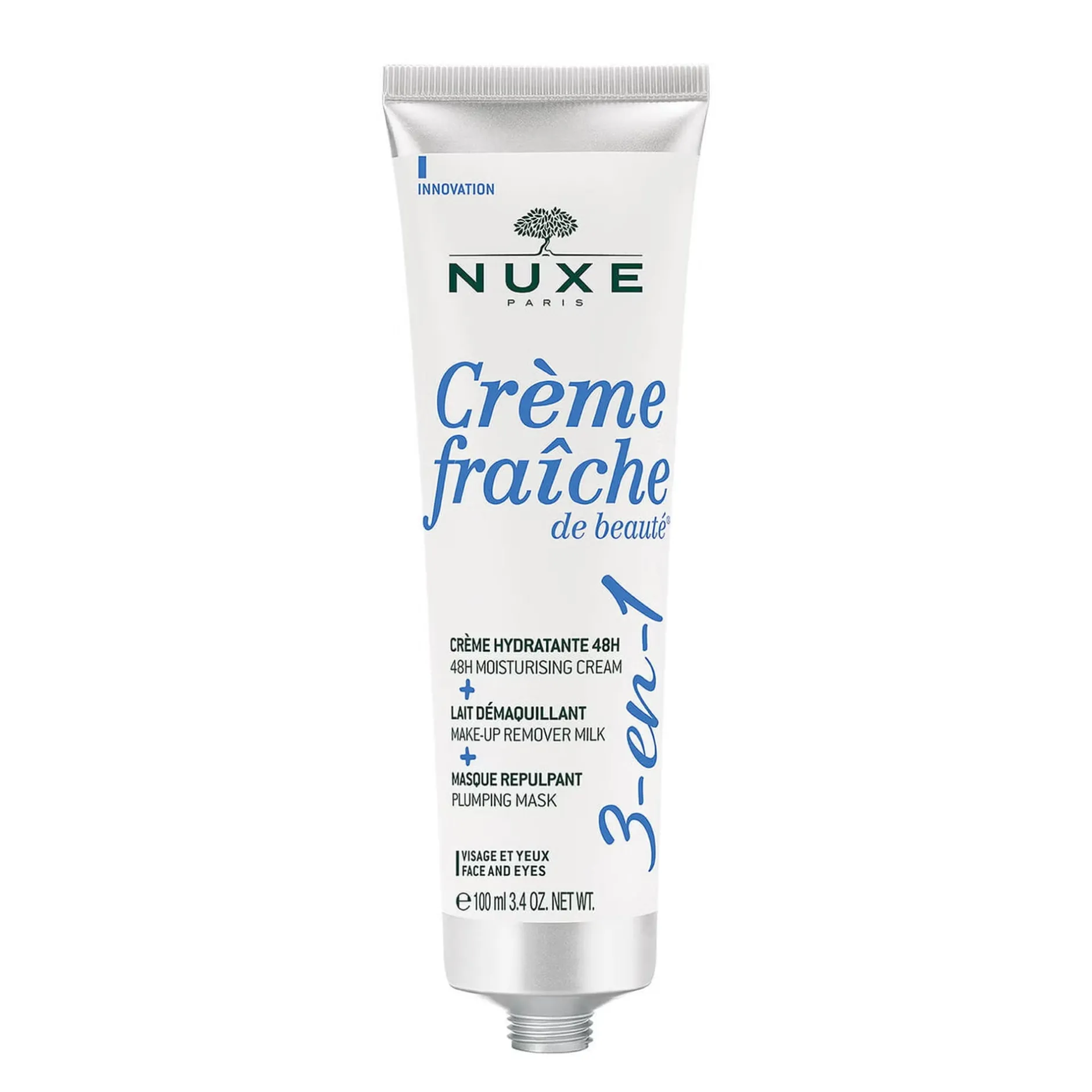 crme_frache_de_beaut_en__h_feuchtigkeitsspendende_creme_reinigungsmilch_volumenspendende_maske_4.webp NUXE Maske | Masken & Peelings*Crème Fraîche de Beauté® 3-en-1, 48 H feuchtigkeitsspendende Creme, Reinigungsmilch, Volumenspendende Maske