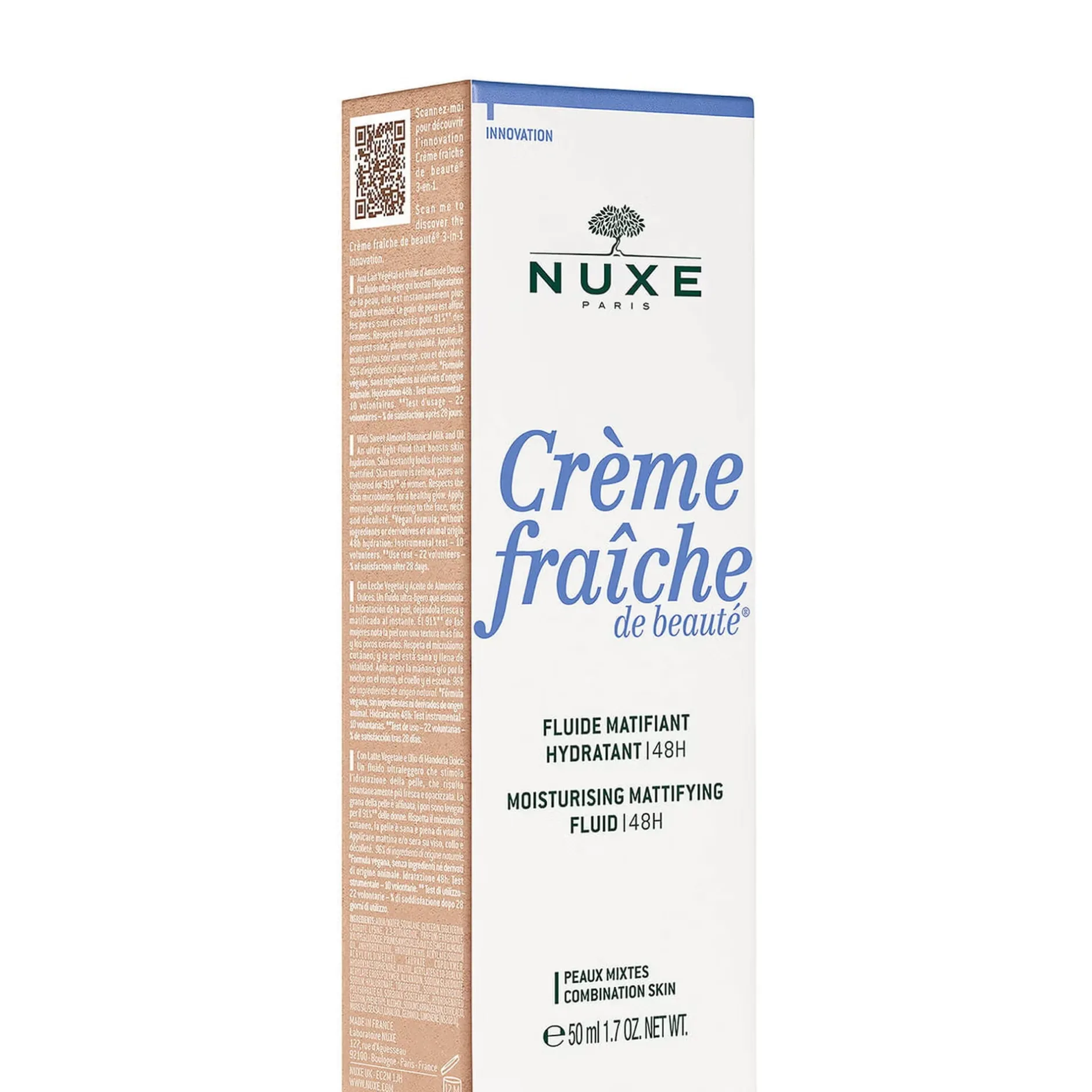 mattierendes_feuchtigkeitsfluid_l_h_crme_frache_de_beaut_4.webp NUXE Tagescreme*Mattierendes Feuchtigkeitsfluid l 48 H, Crème Fraîche de Beauté®